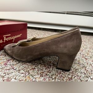 Salvatore Ferragamo Suede “Debby” Heal with original box - size 7